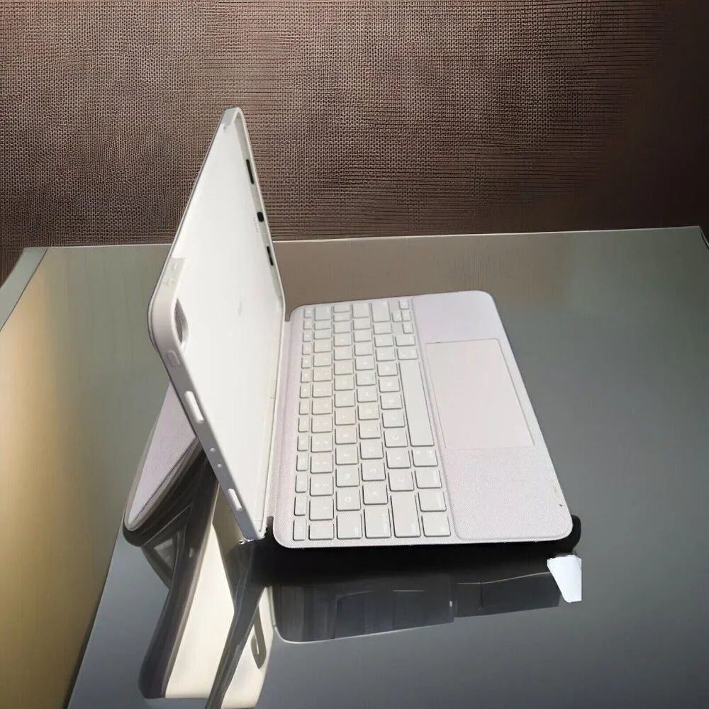Logi Tablet Ebook Hard Case With Keyboard And Kickstand Grey
